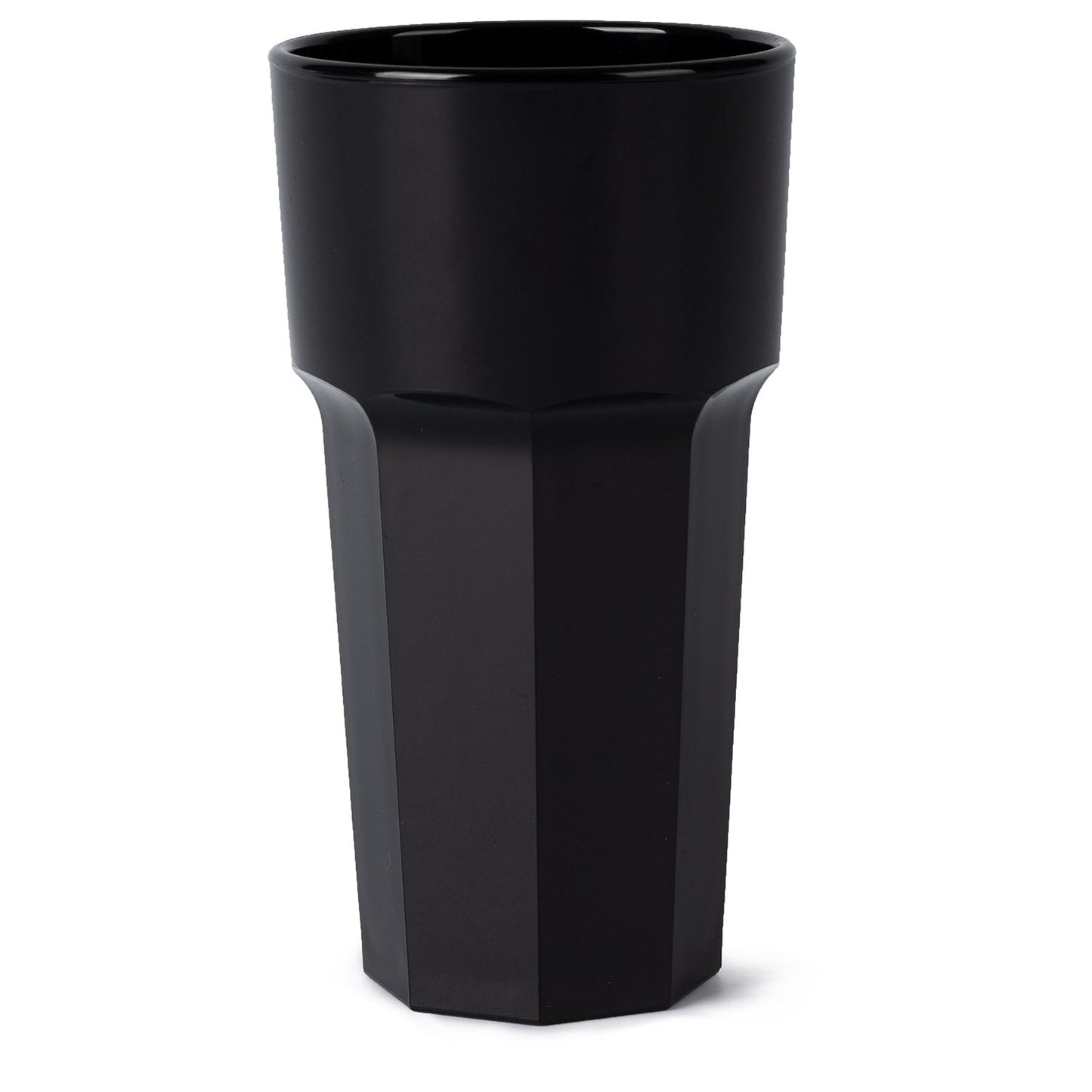  Hot Tub Safe Large Black Tumbler Glass