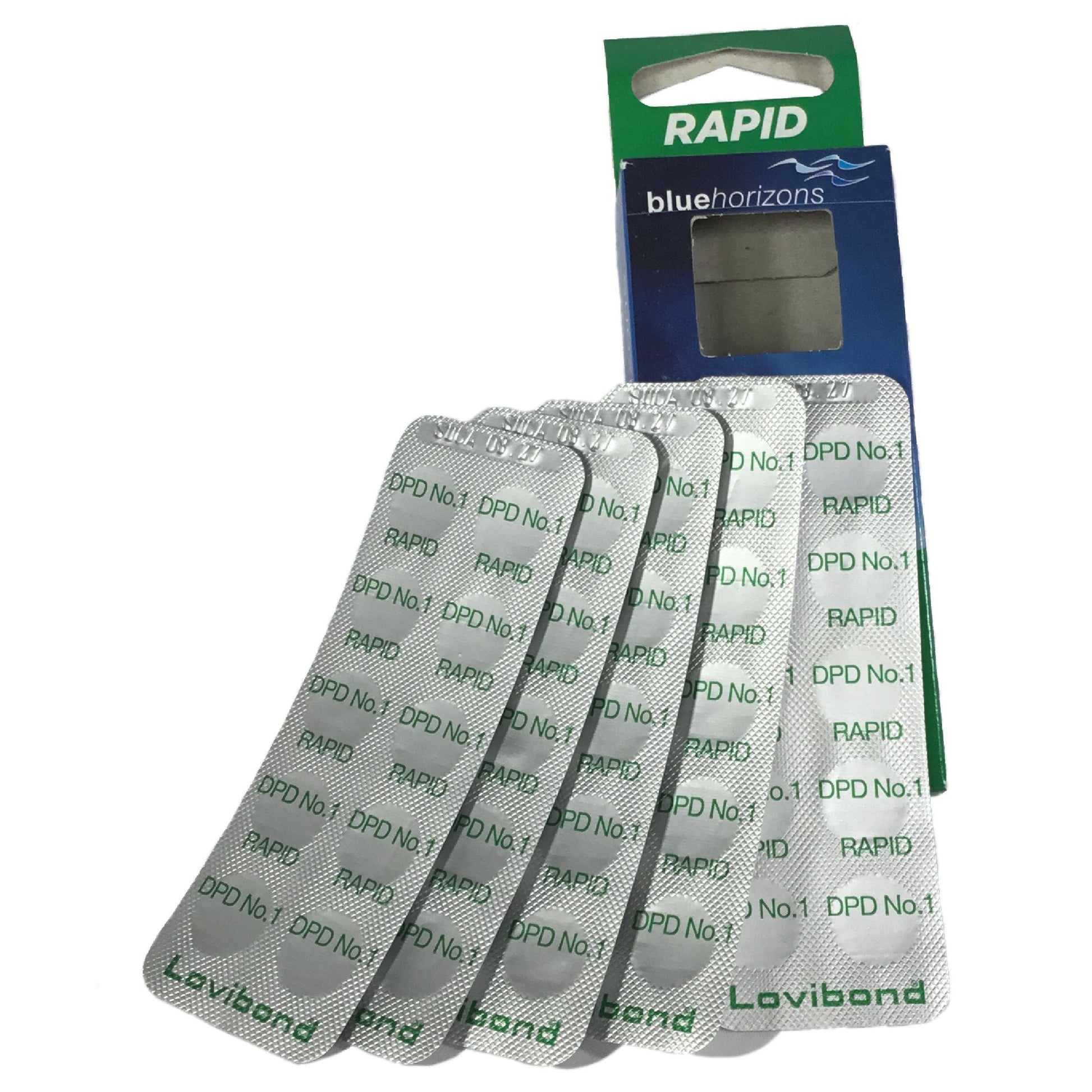 Blue Horizons Lovibond DPD No.1 Rapid Chlorine/Bromine Water Test Tablets - Pack Of 50