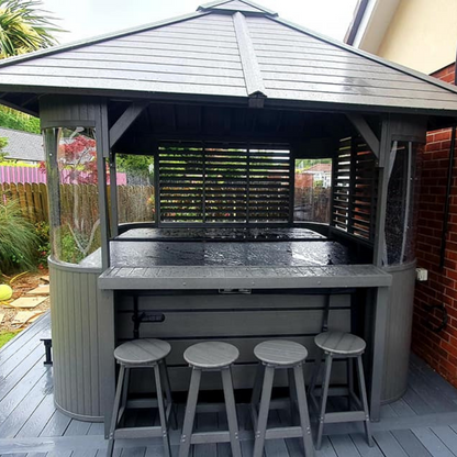  Outdoor Infinity - 6 Person Hot Tub With 1 Lounger