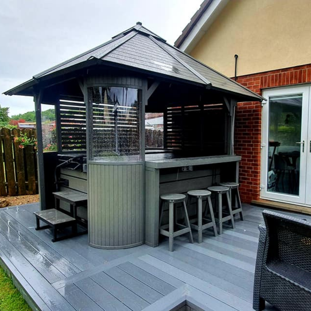  Outdoor Infinity - 6 Person Hot Tub With 1 Lounger