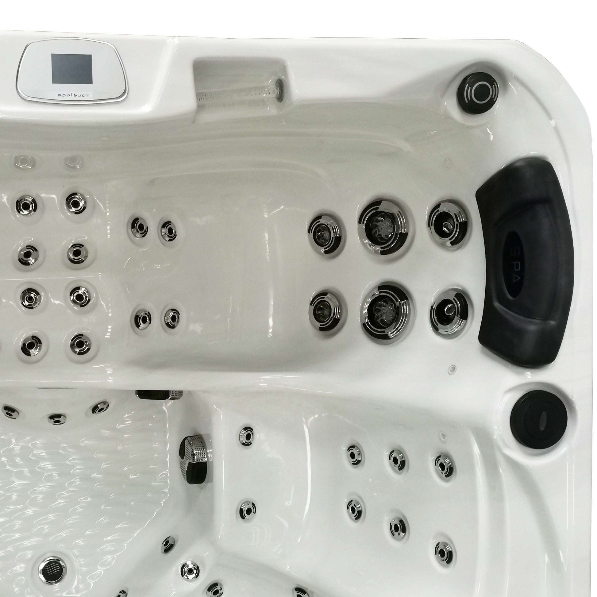  Outdoor Infinity - 6 Person Hot Tub With 1 Lounger
