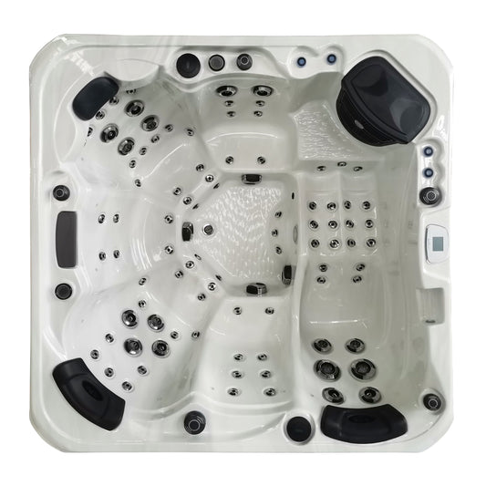  Outdoor Infinity - 6 Person Hot Tub With 1 Lounger