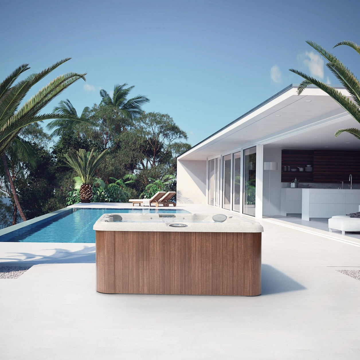  Jacuzzi® J235™ / J235IP™ - 6 Person Hot Tub With 1 Lounger