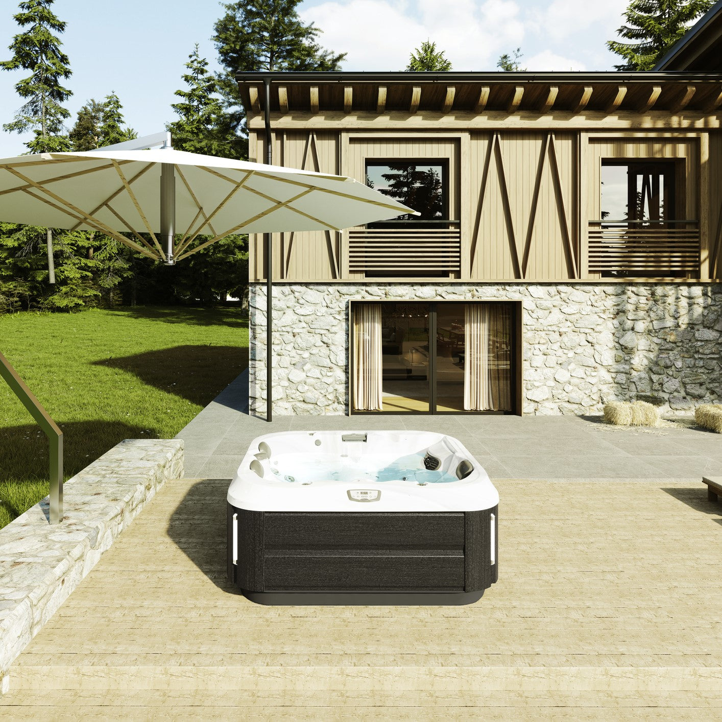  Jacuzzi® J315IP™ - 3 Person Hot Tub With 1 Lounger