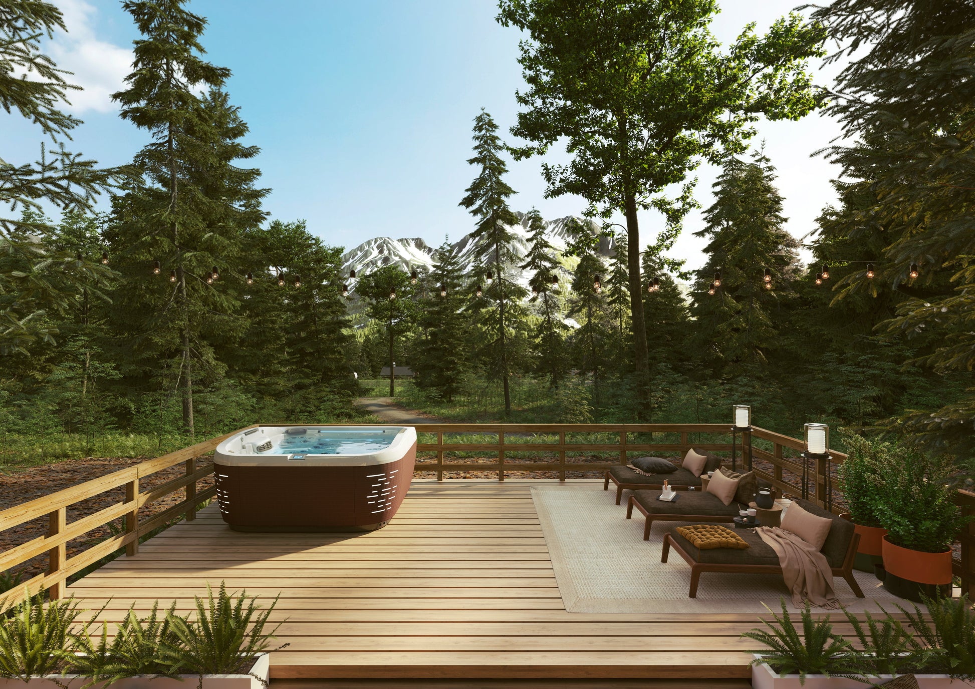  Jacuzzi® J575IP™ - 5-6 Person Hot Tub With 1 Lounger