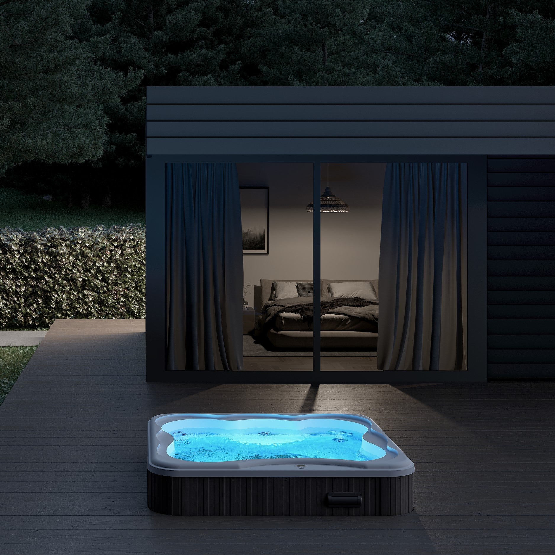  Jacuzzi® Lodge™ M - 4-5 Person Hot Tub