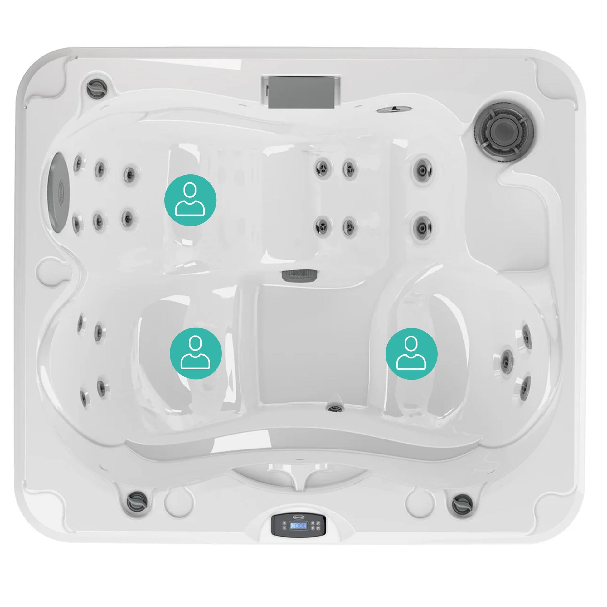  Jacuzzi® J215™ - 2-3 Person Hot Tub With 1 Lounger