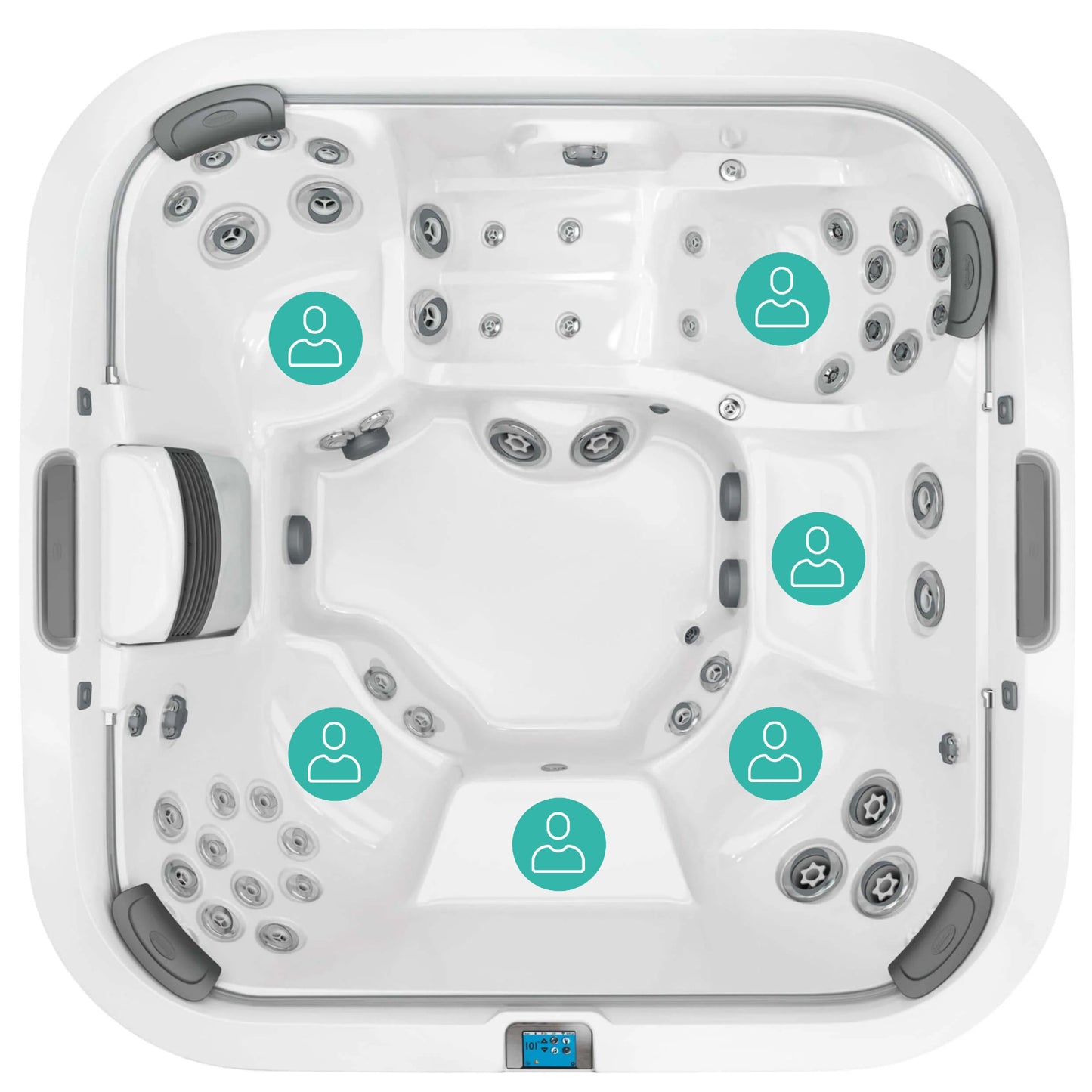  Jacuzzi® J575IP™ - 5-6 Person Hot Tub With 1 Lounger