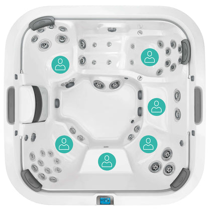 Jacuzzi® J575IP™ - 5-6 Person Hot Tub With 1 Lounger