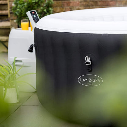 Lay-z Spa Lay-Z-Spa® AirJet Miami - 4 Person Inflatable Hot Tub