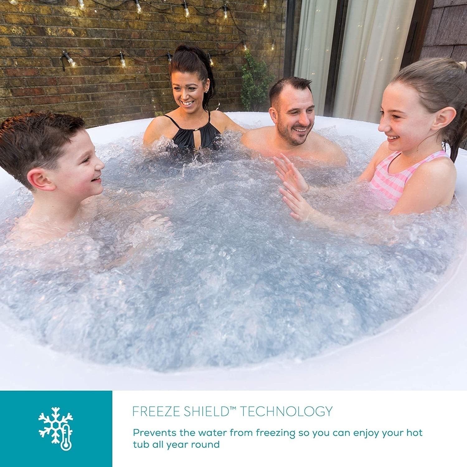 Lay-z Spa Lay-Z-Spa® AirJet Miami - 4 Person Inflatable Hot Tub