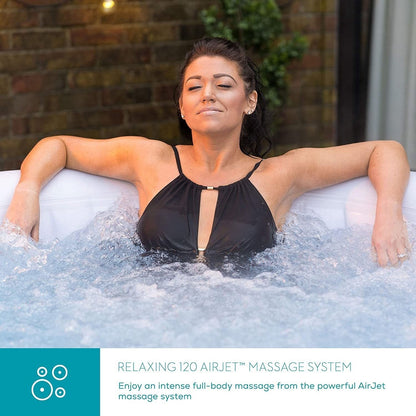 Lay-z Spa Lay-Z-Spa® AirJet Miami - 4 Person Inflatable Hot Tub