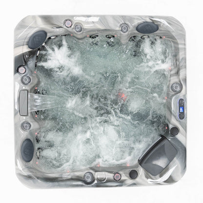  Outdoor Marseille - 5 Person Hot Tub With 2 Loungers