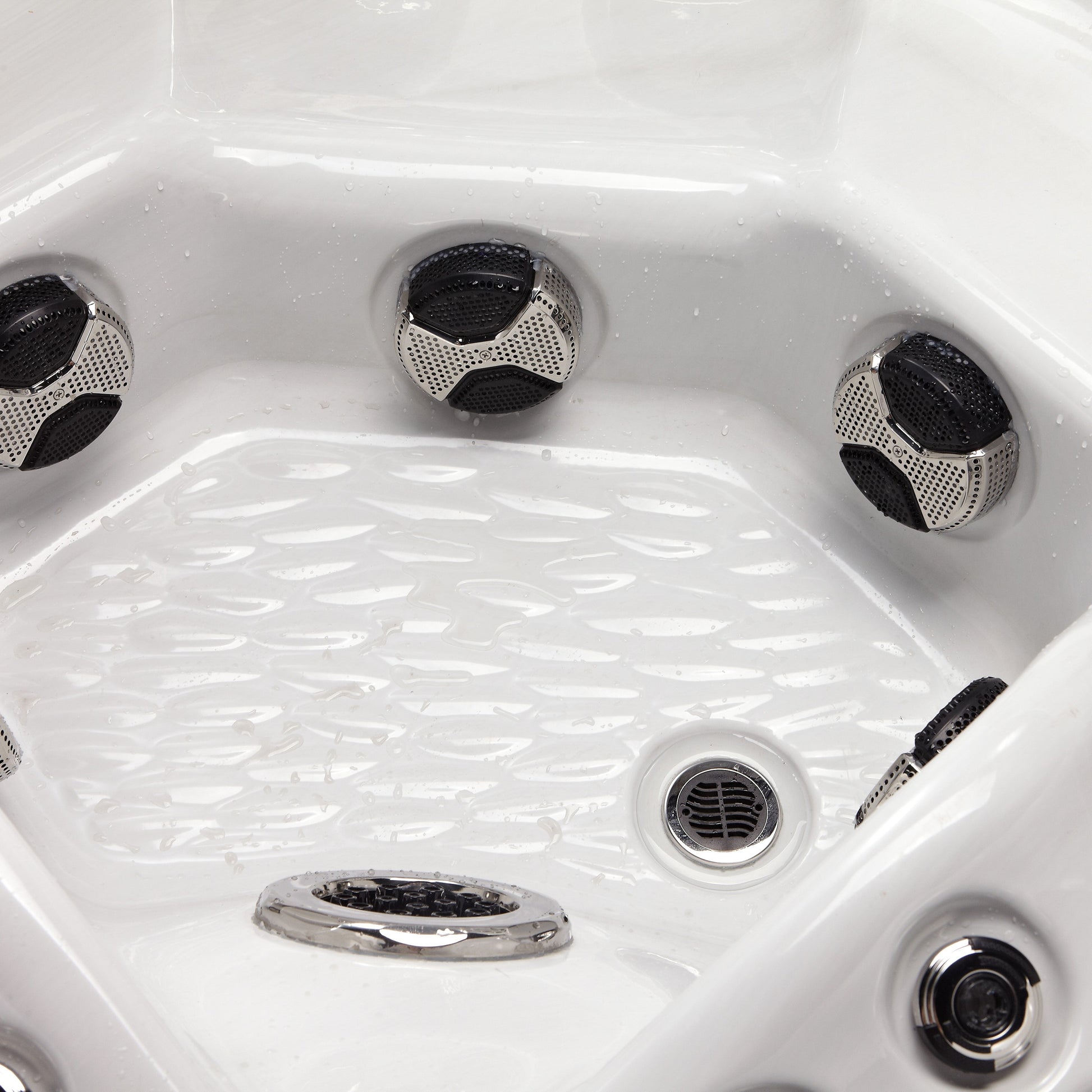  Outdoor Marseille - 5 Person Hot Tub With 2 Loungers