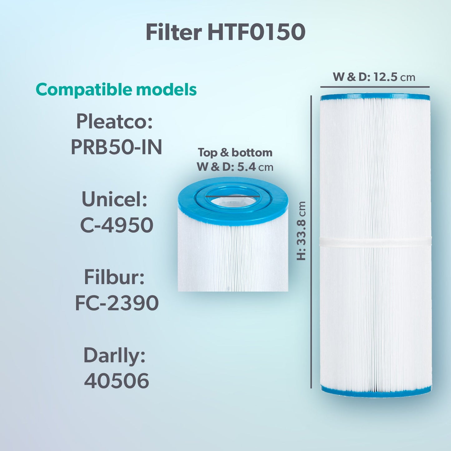  HTF0150 50sq Ft Hot Tub Filter - Arctic, Coyote Spas, Outdoor Fun, Life, Style
