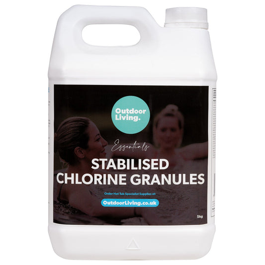  Hot Tub Stabilised Chlorine Granules - 5kg | Outdoor Living
