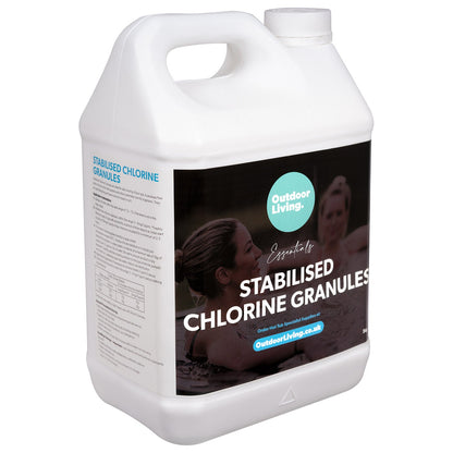  Hot Tub Stabilised Chlorine Granules - 5kg | Outdoor Living