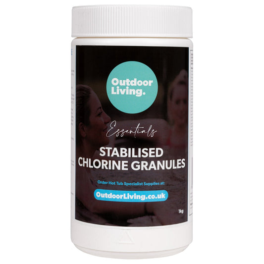  Hot Tub Stabilised Chlorine Granules - 1kg | Outdoor Living