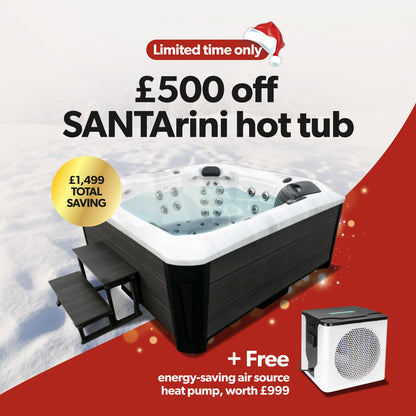  Outdoor Santorini - 5 Person Hot Tub With 1 Lounger