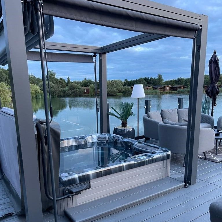  Outdoor Haze - 6 Person Hot Tub With 1 Lounger