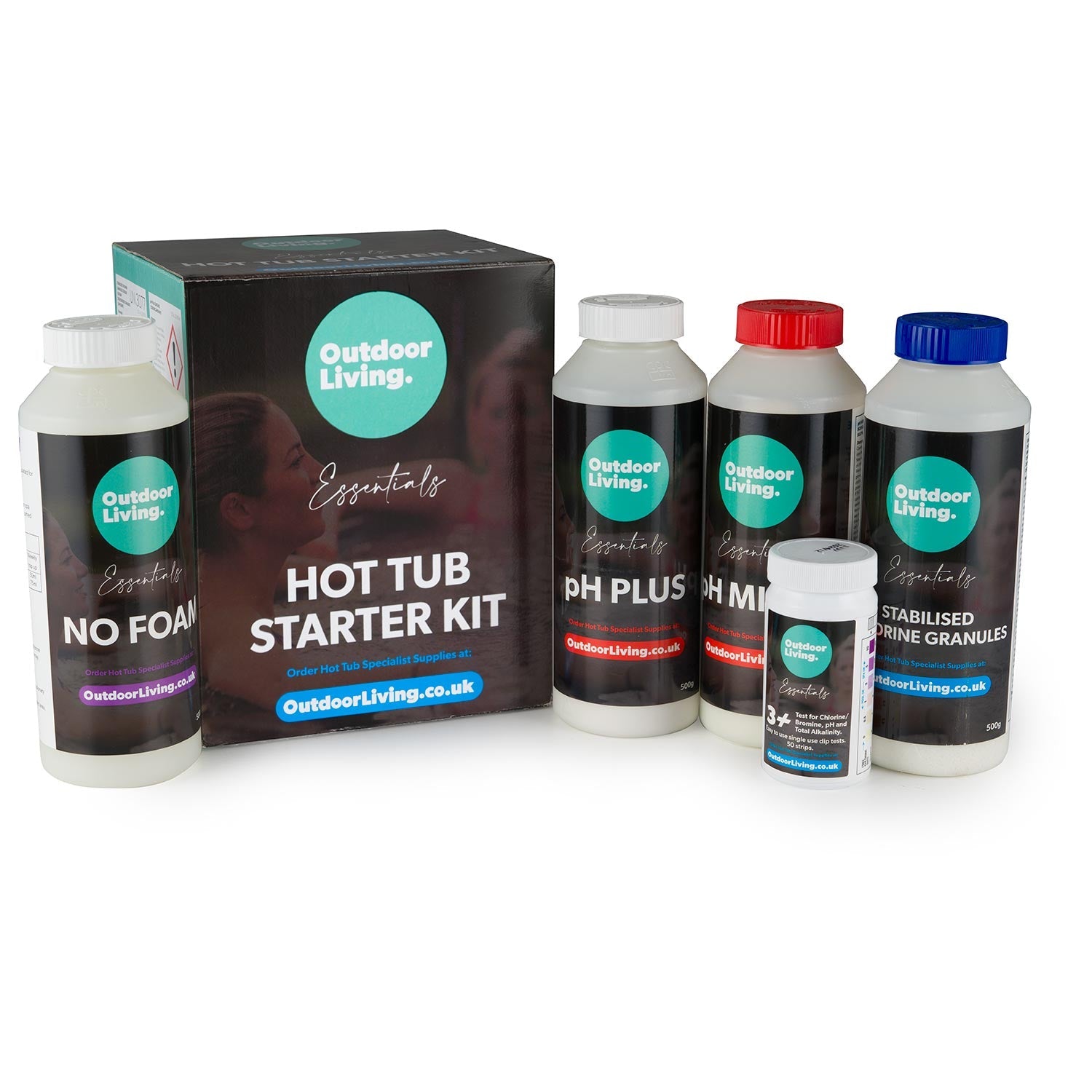  Hot Tub Chlorine Chemical Starter Kit | Outdoor Living