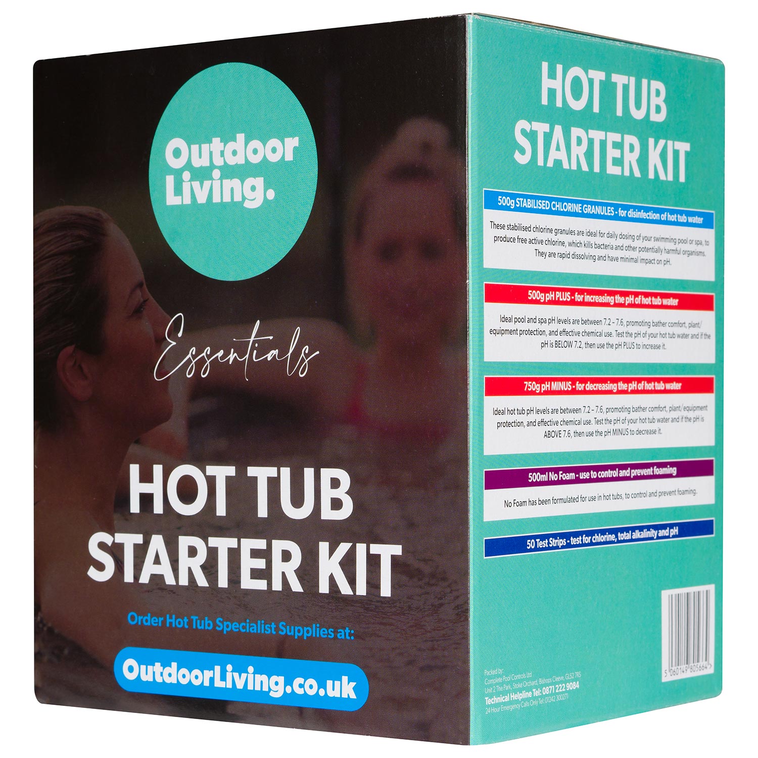  Hot Tub Chlorine Chemical Starter Kit | Outdoor Living