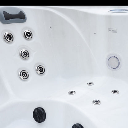  Outdoor Tahiti - 3 Person Hot Tub With 1 Lounger