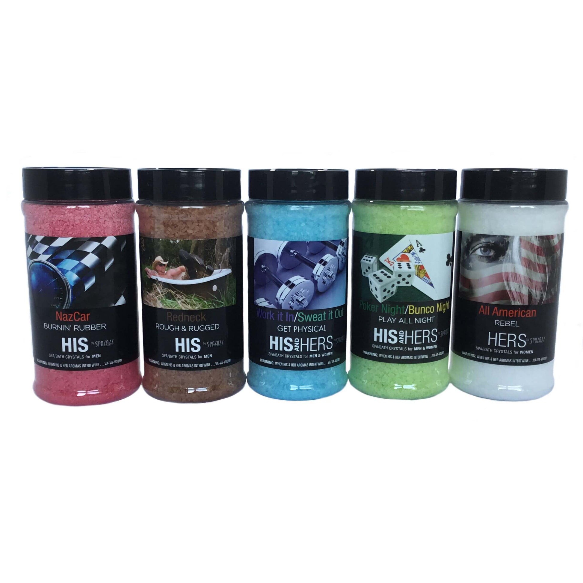  Spazazz 'His & Hers' Hot Tub Scents Aromatherapy Spa Crystals