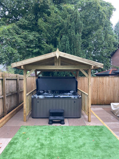  Jacuzzi® J235™ - 5-6 Person Hot Tub With Gazebo Package
