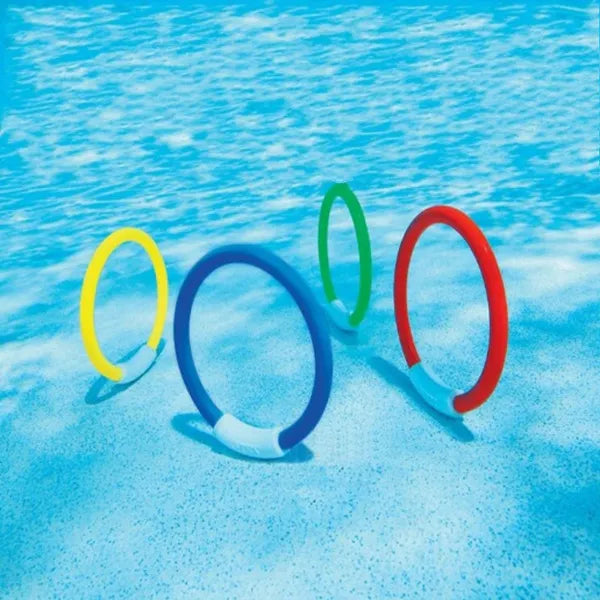  Intex Underwater Fun Dive Rings For Swimming Pools