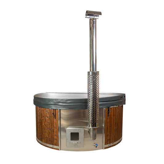  Outdoor Elite - 4 To 6 Person Wood Fired Hot Tub