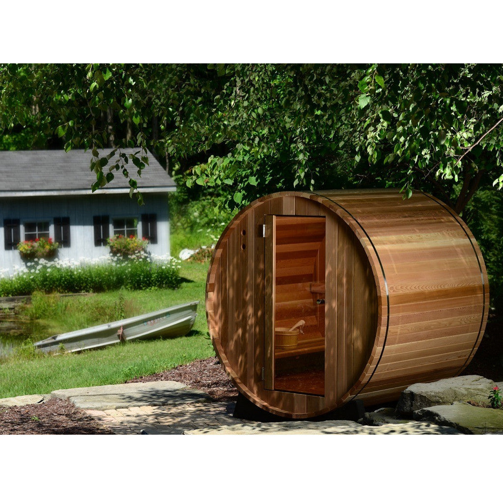  Deluxe 185 - 4 To 5 Person Indoor/Outdoor Barrel Sauna