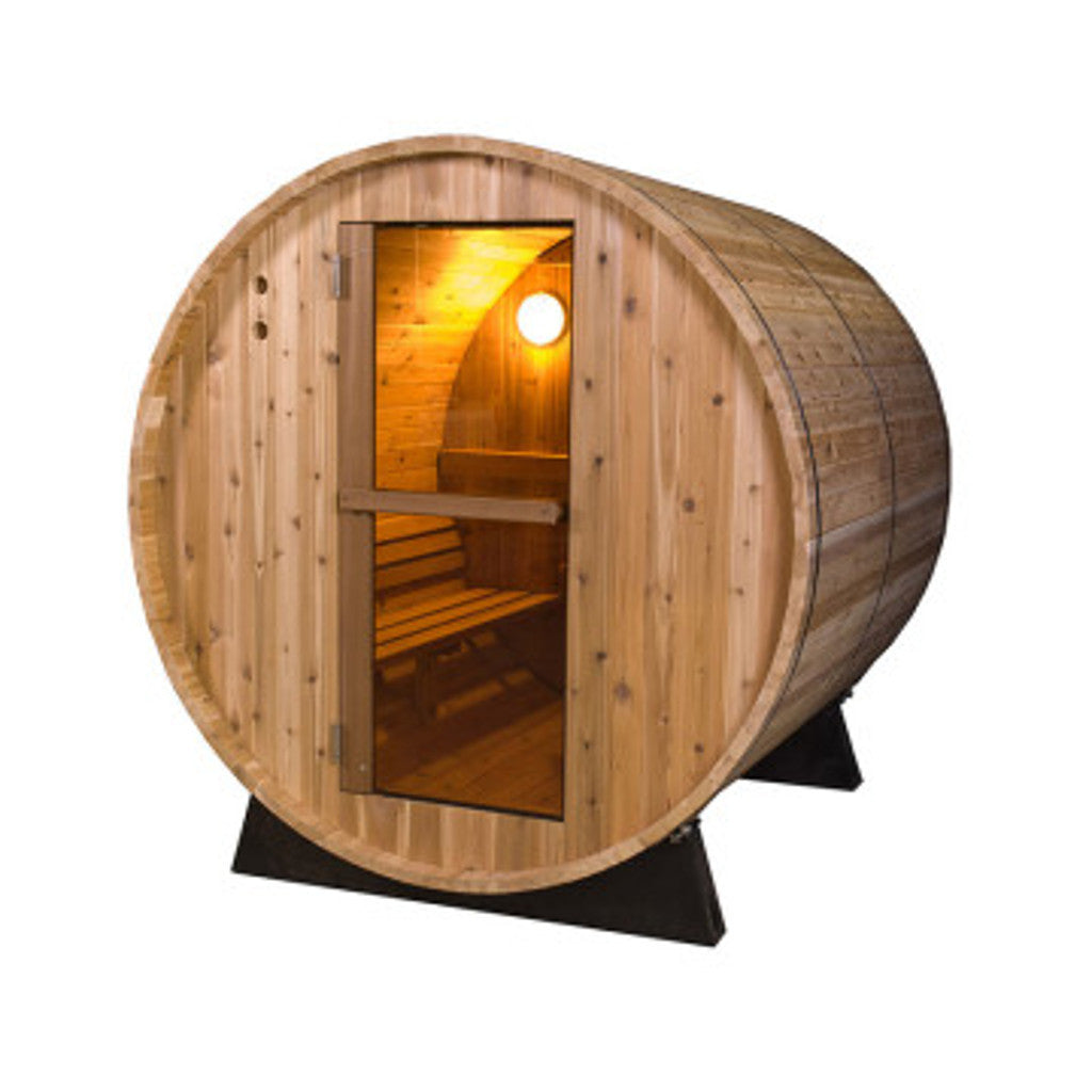  Deluxe 185 - 4 To 5 Person Indoor/Outdoor Barrel Sauna