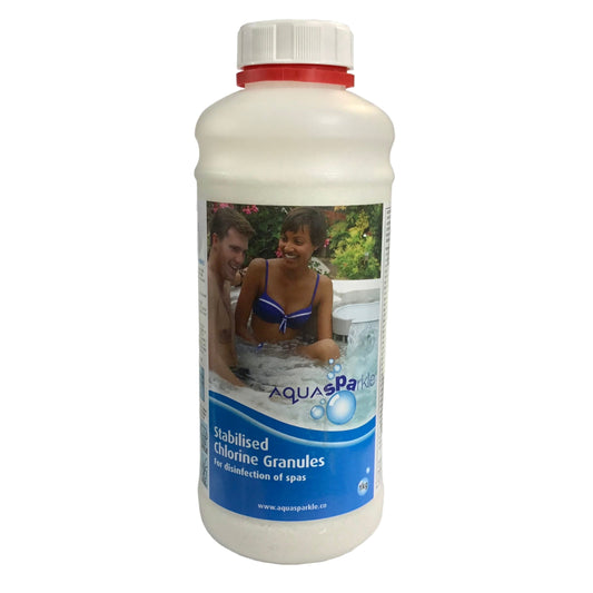  AquaSPArkle Hot Tub Chlorine Granules - 1kg