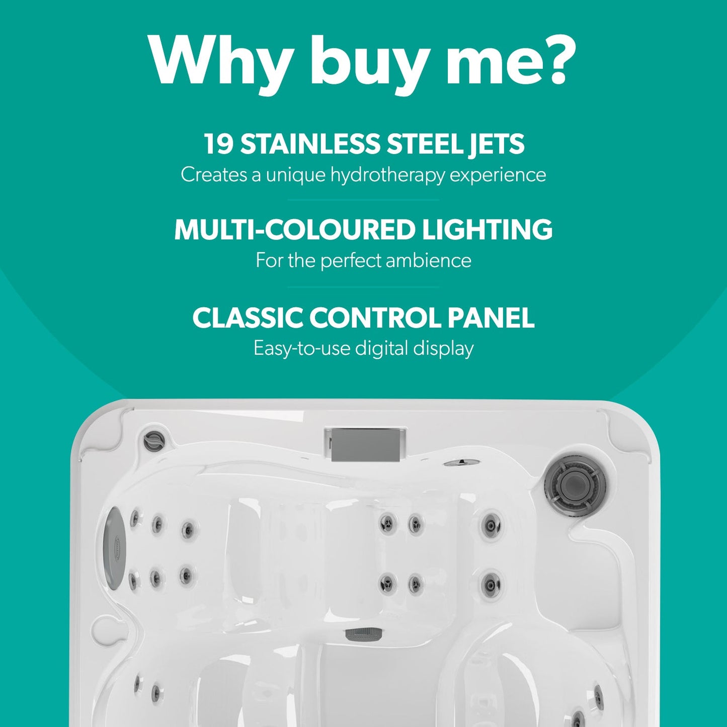  Jacuzzi® J215™ - 2-3 Person Hot Tub With 1 Lounger