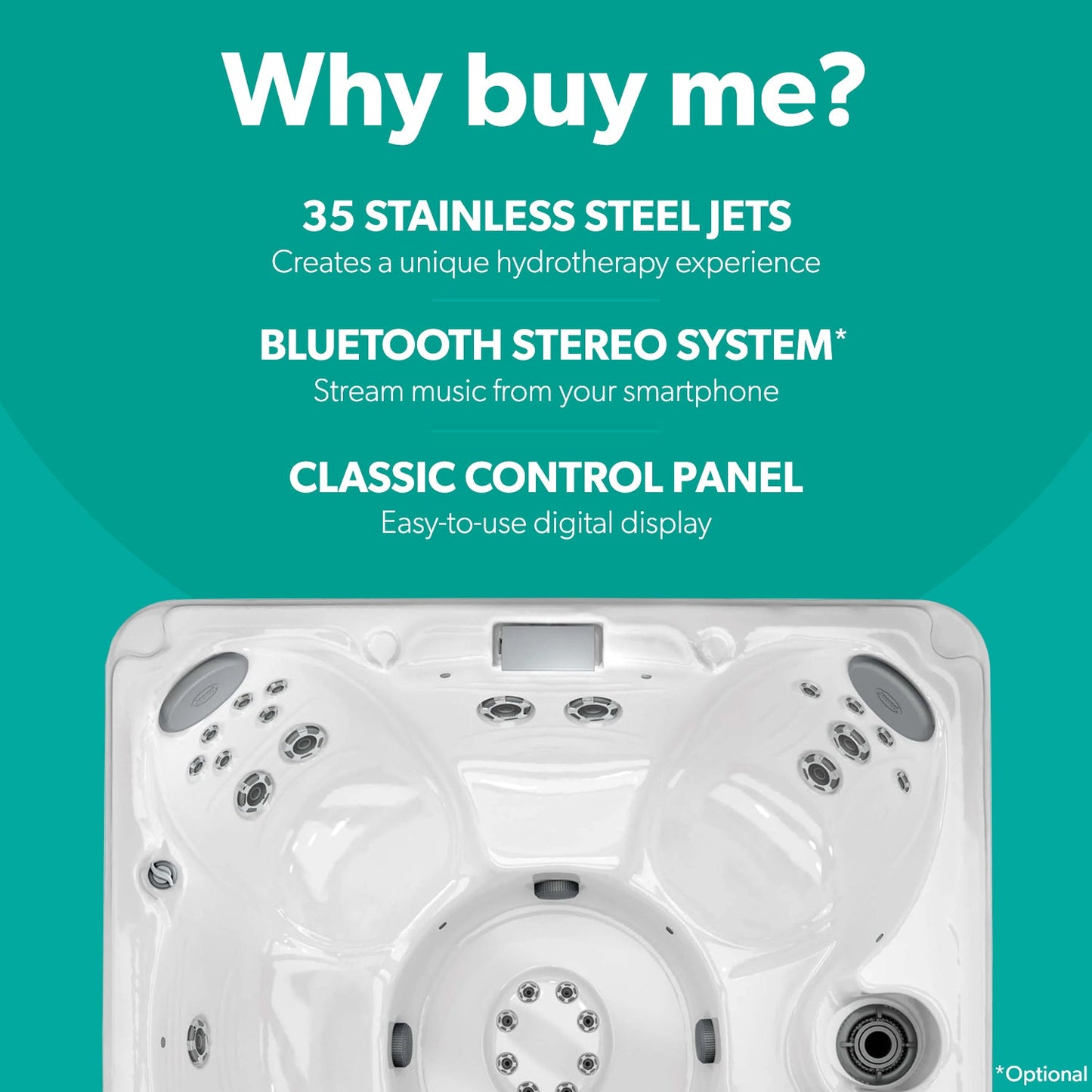  Jacuzzi® J245™ / J245IP™ - 7 Person Hot Tub