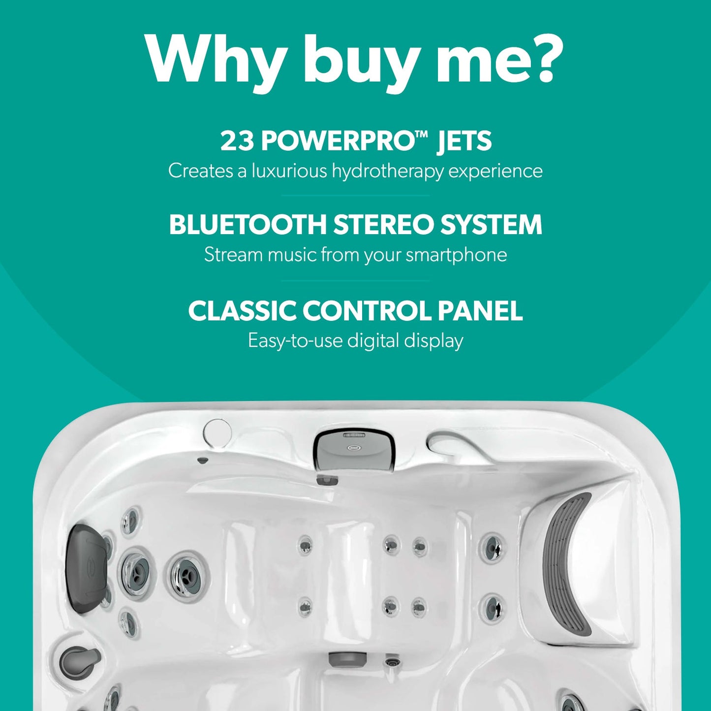  Jacuzzi® J315IP™ - 3 Person Hot Tub With 1 Lounger