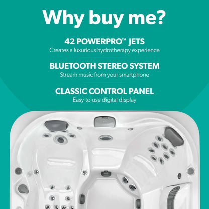  Jacuzzi® J335IP™ - 6 Person Hot Tub With 1 Lounger