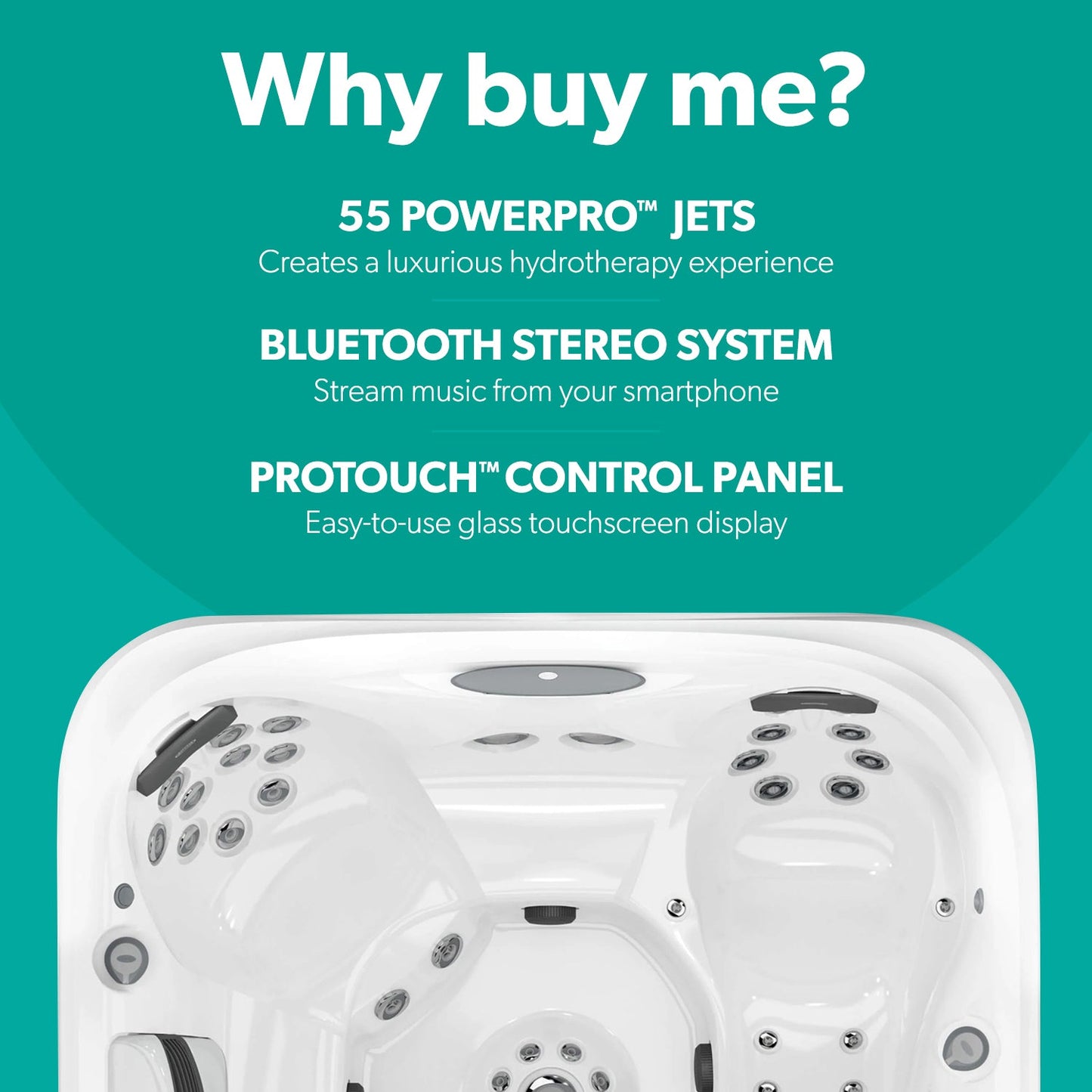  Jacuzzi® J475IP™ - 6 Person Hot Tub With 1 Lounger