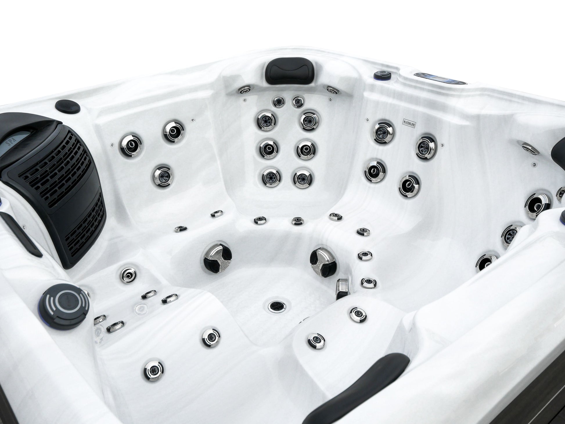  Outdoor Santorini - 5 Person Hot Tub With 1 Lounger