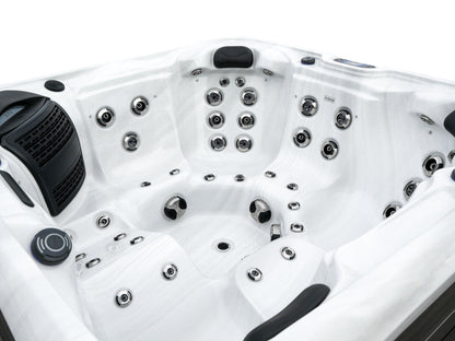  Outdoor Santorini - 5 Person Hot Tub With 1 Lounger